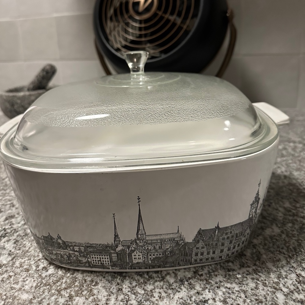 Rare Corning Ware 4 Qt. Renaissance P-84-B Casserole Dish 1970 With Lid